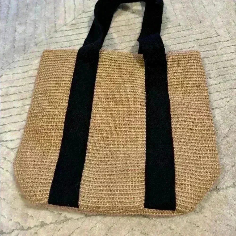 Wacoal jute and cotton double strap tote - Picture 2 of 9